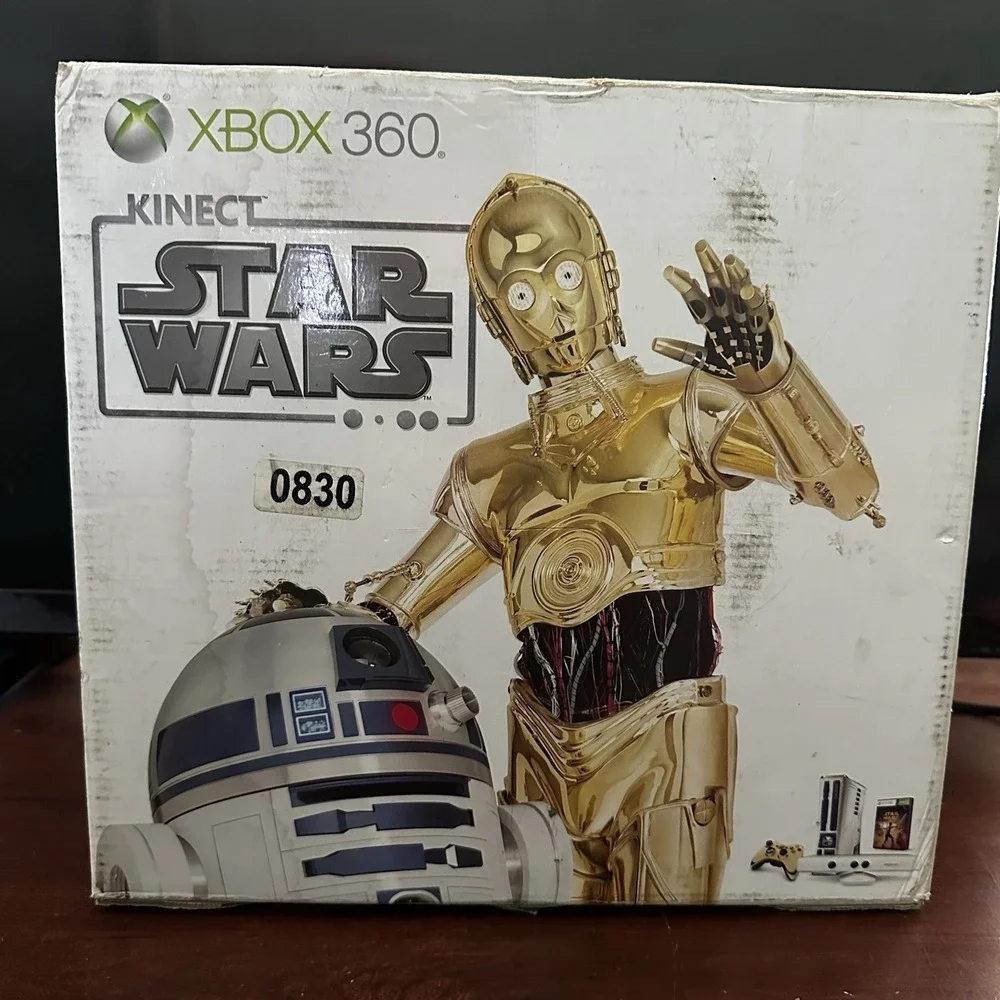 Microsoft Xbox 360 S Limited Edition Star Wars Console Tested No Controller